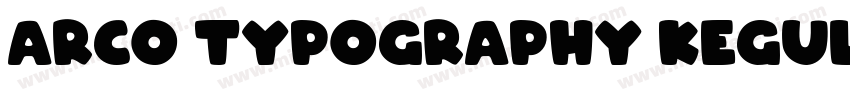 ARCO Typography Kegular字体转换